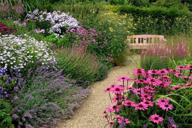 6 Hoofdregels van de onbewoonde tuin van de landschapsontwerper. Hoe maak je een tuin voor de luie? Foto