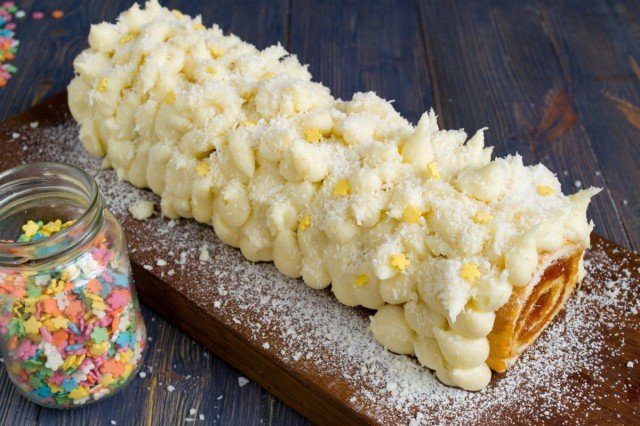 Koekroll "Winter Tale". Stap -By -stap Recept met foto