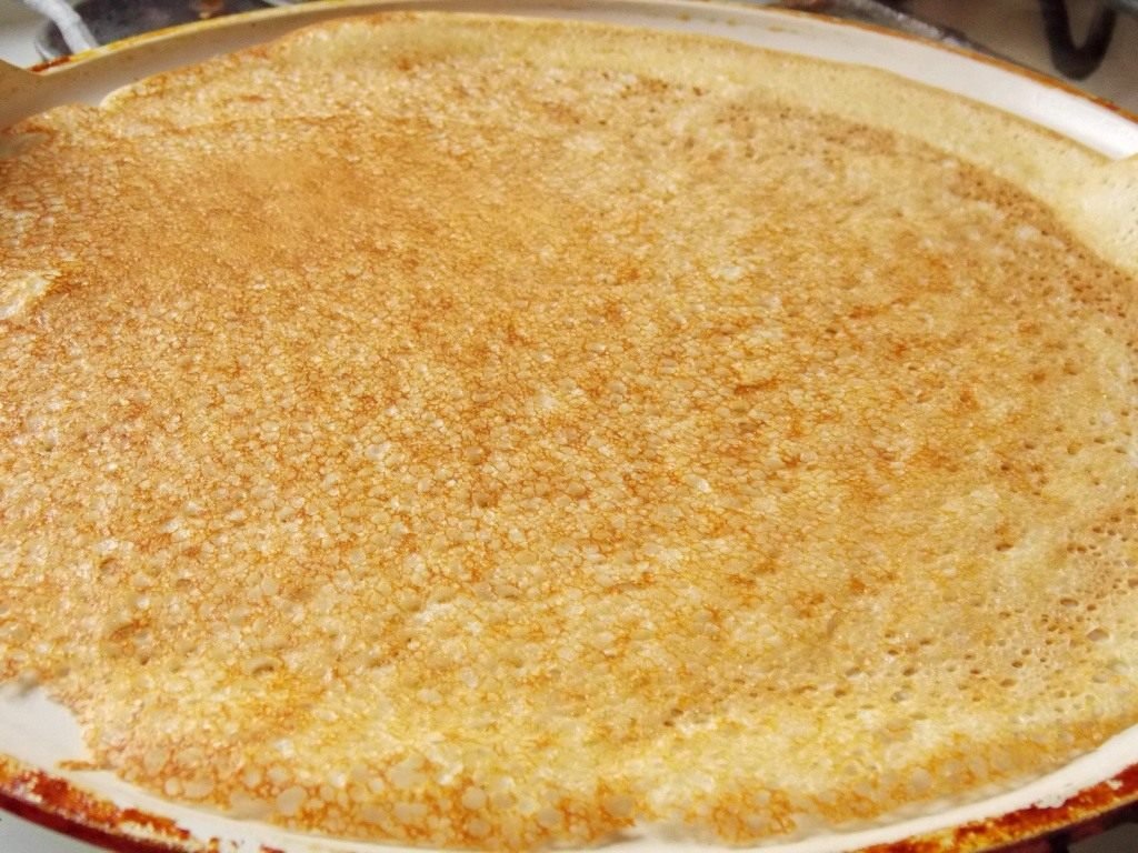 Pannenkoeken op gisttest. Stap -By -stap Recept met foto