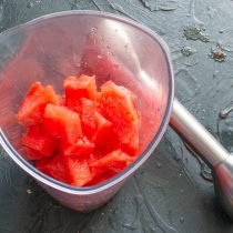 Watermeloen smoothie met honing