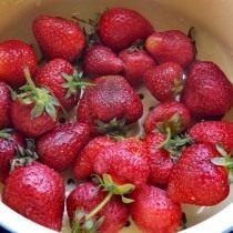 Dessert "Strawberry Soup". Stap -By -stap Recept met foto