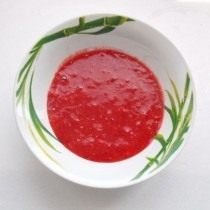 Dessert "Strawberry Soup". Stap -By -stap Recept met foto