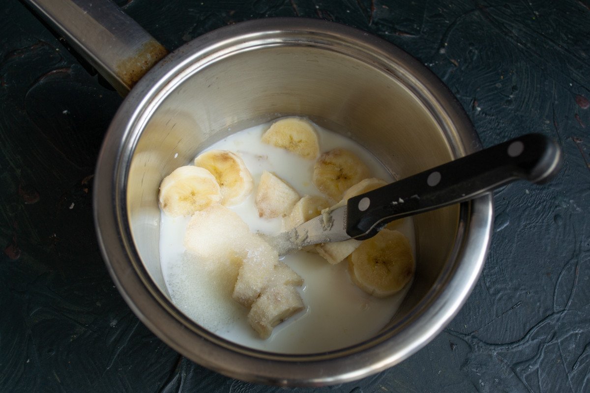 Banana Mousse is een ongelooflijk smakelijk dessert met je eigen handen. Stap -By -stap Recept met foto