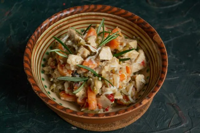 Dorpsalade met kip en gefrituurde champignons. Stap -By -stap Recept met foto, Kaleyard Dorpsalade met kip en gefrituurde champignons. Stap -By -stap Recept met foto