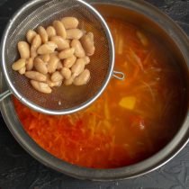 Lean Borsch met bonen en champignons