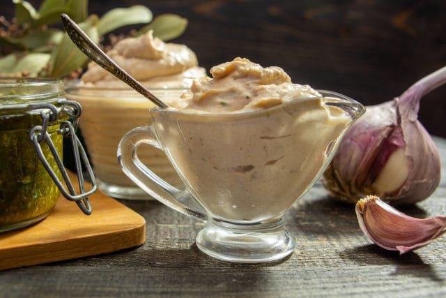 Dip van gebakken groenten met ricotta, Kaleyard Dip van gebakken groenten met ricotta