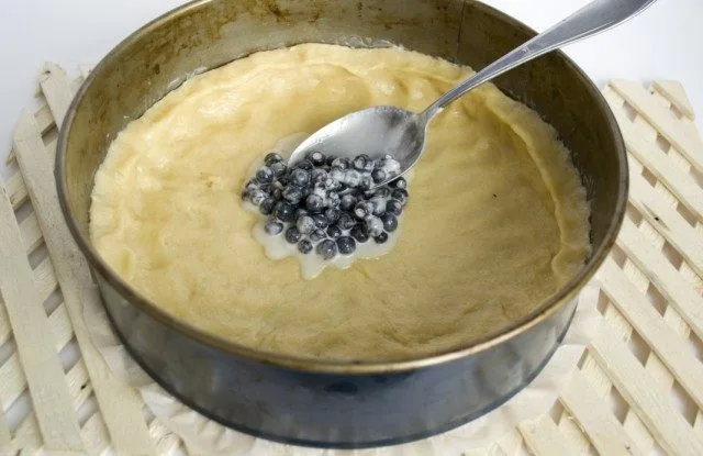 Bosbessen taart. Stap -By -stap Recept met foto, Kaleyard Bosbessen taart. Stap -By -stap Recept met foto