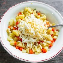 Aardappelsalade met ei en haring